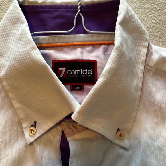 7 CAMICIEmen’s Italien🇮🇹 dress shirt - Picture 6 of 10